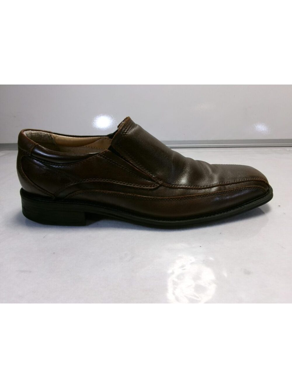 G.H. Bass Glenn Men's Brown Leather Slip-On Loafers Size 10.5